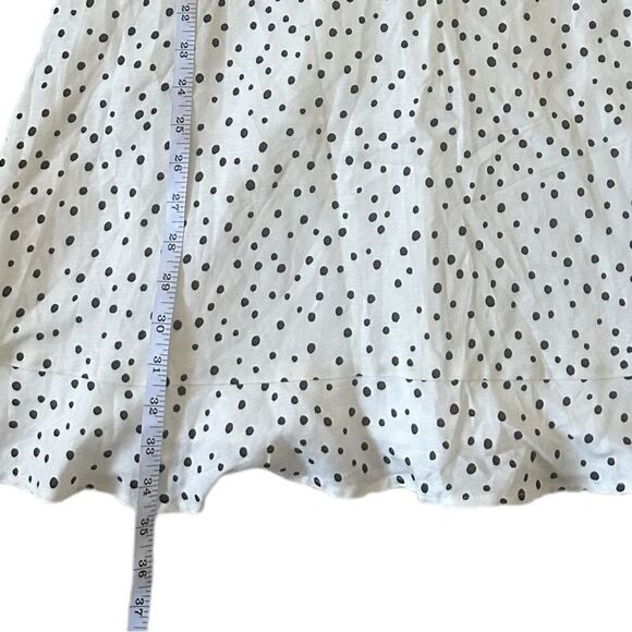 Loft Tie Back Black & White Mini Polkadot - Picture 8 of 11